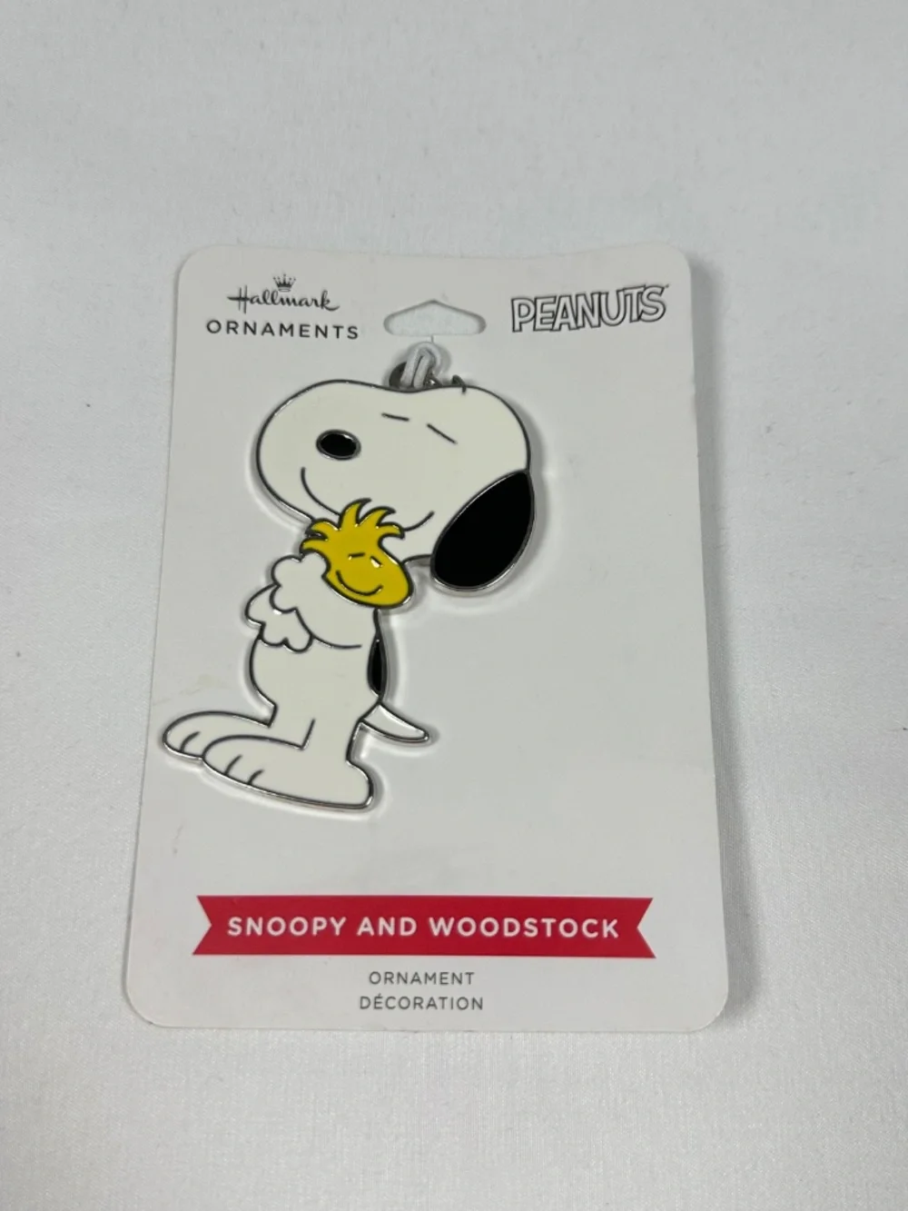 Peanuts Snoopy Red Doghouse Coffee Mug & Hallmark Enamel Ornament 2021 Bundle
